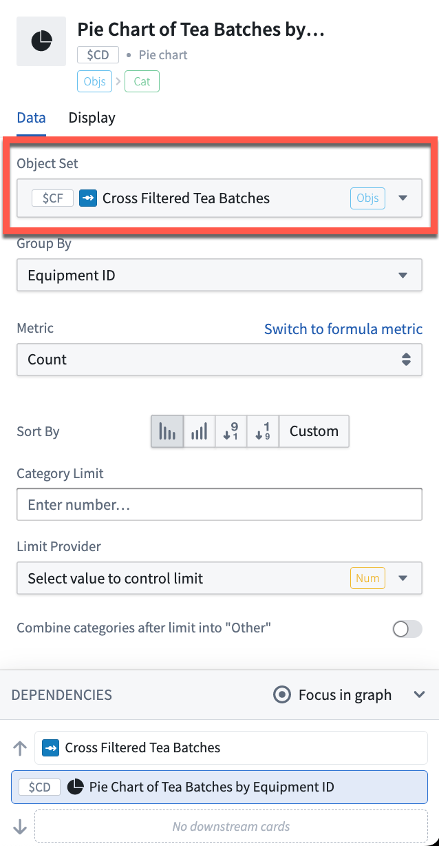 Select root object set