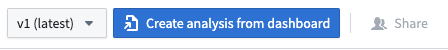 Create analysis from dashboard.