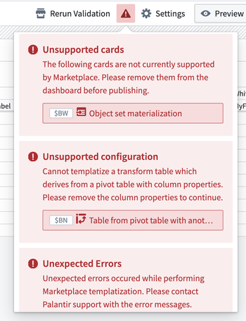 Linter errors on display as an example.