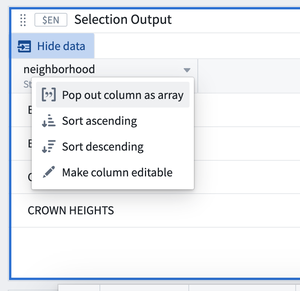 Drill-down workflow setup 2