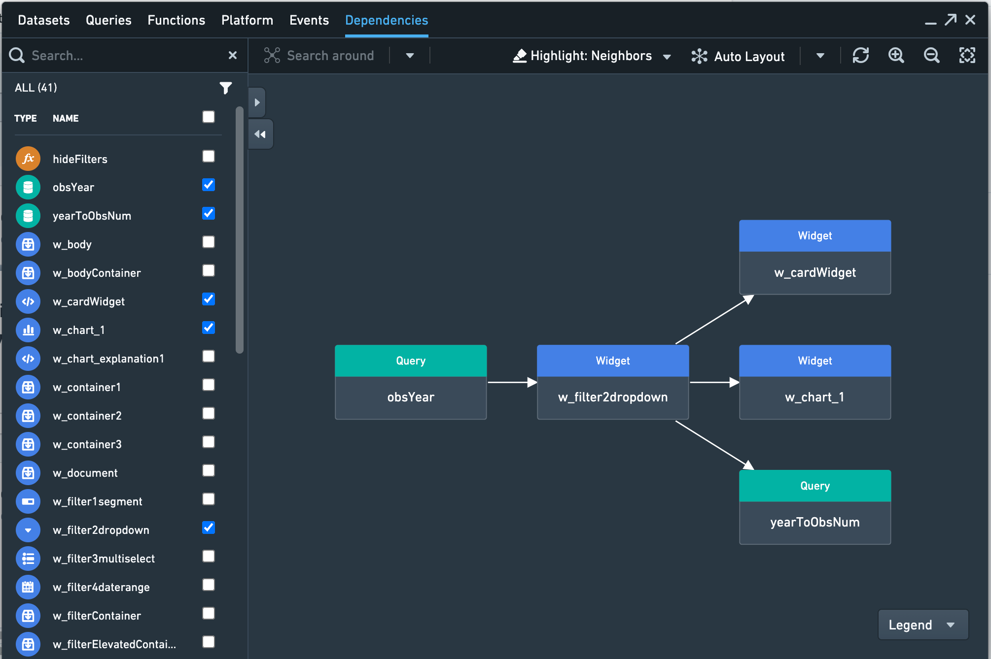 dependencies-highlight