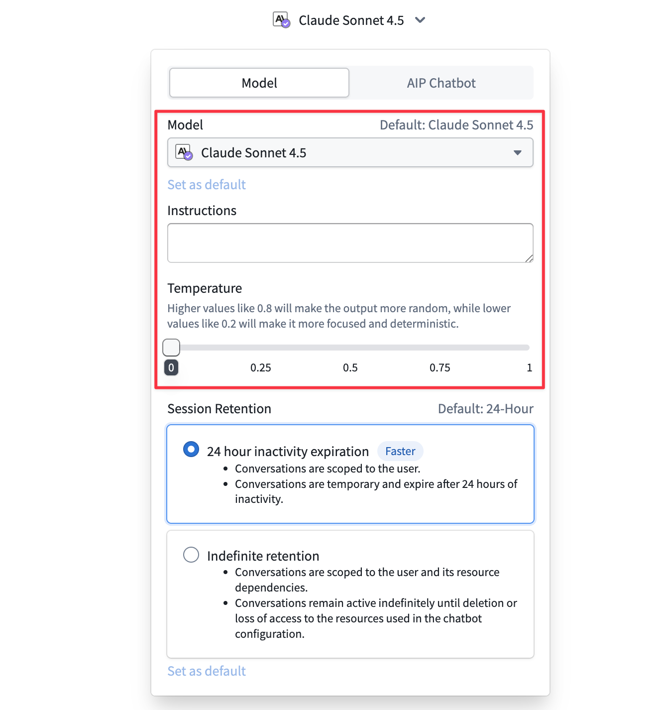 How to change model details.