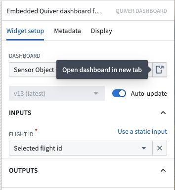 Embed dashboard in workshop module