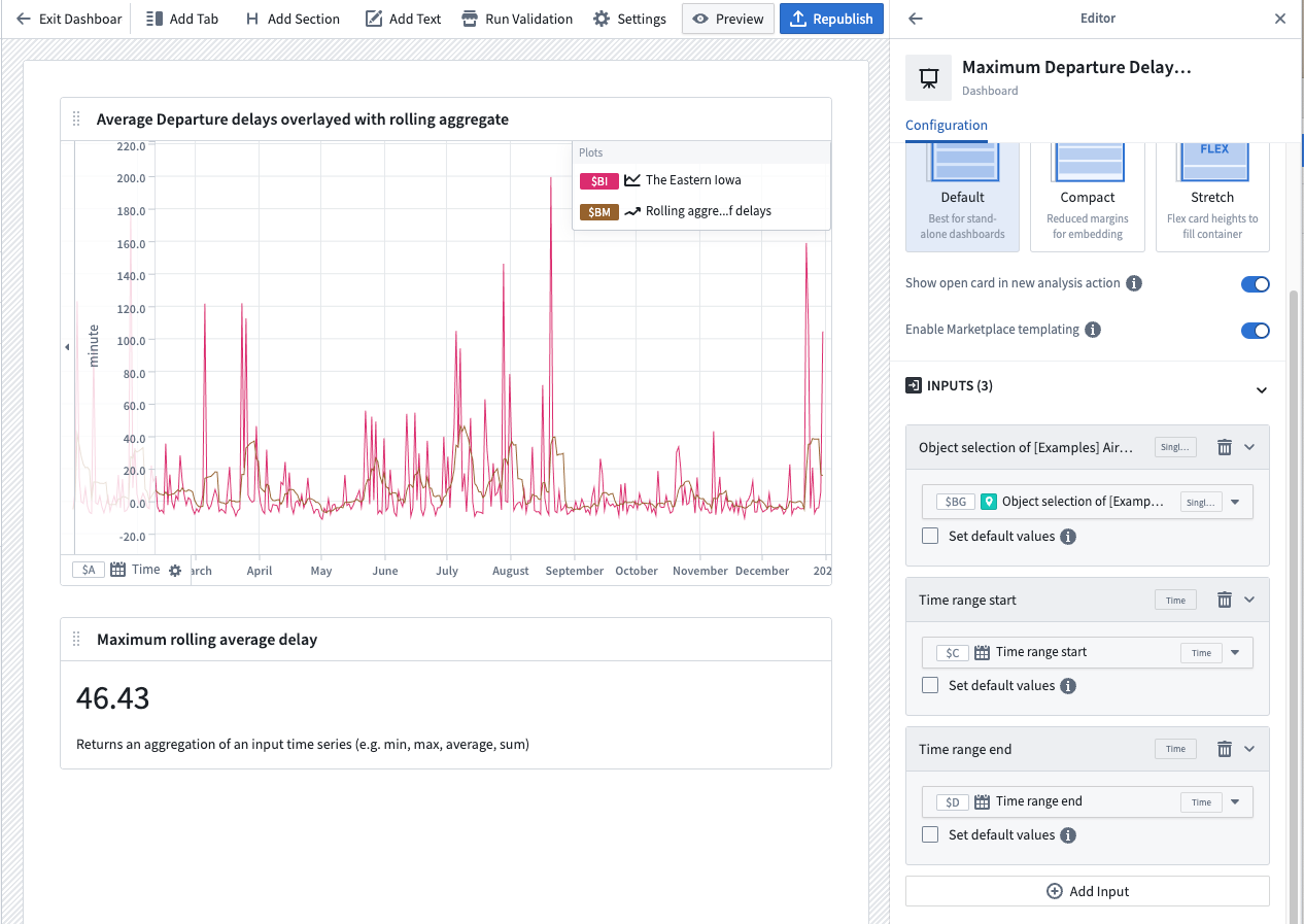 Quiver dashboard view