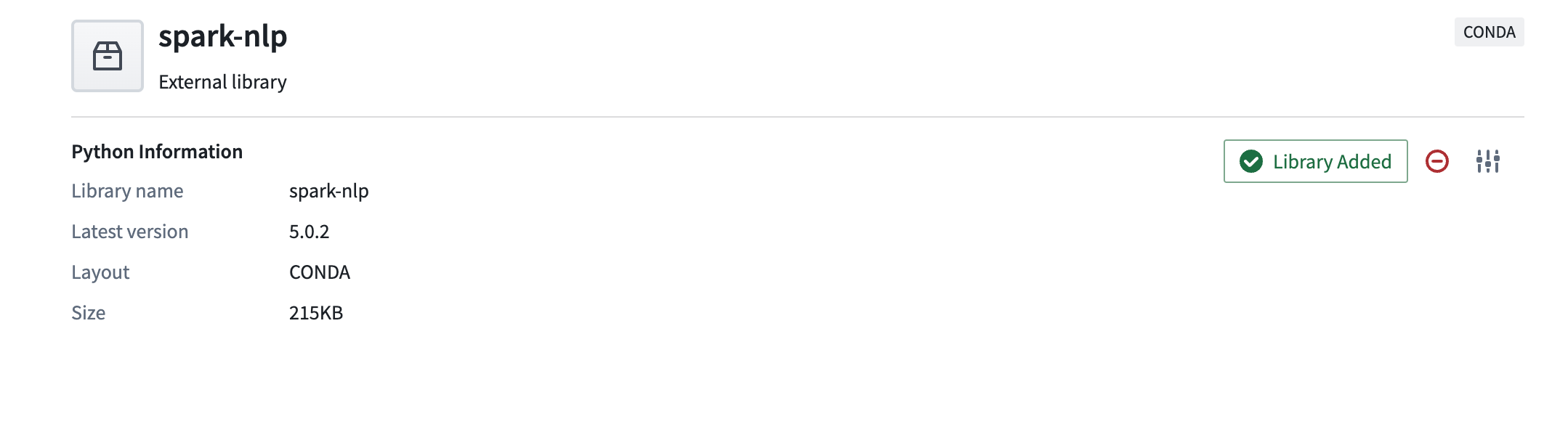 spark-nlp-conda-add-button