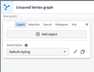 Add an object to the Vertex graph.