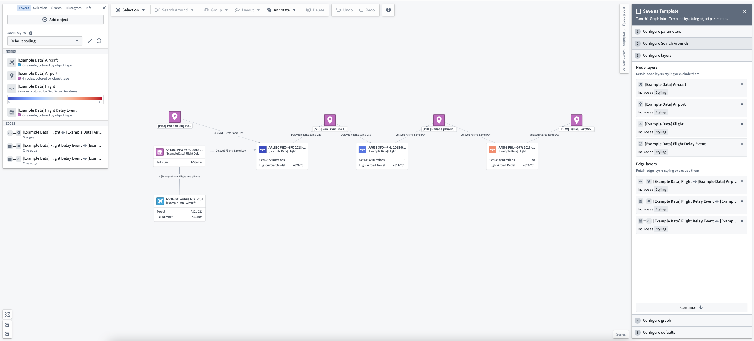 Configuring Template parameters