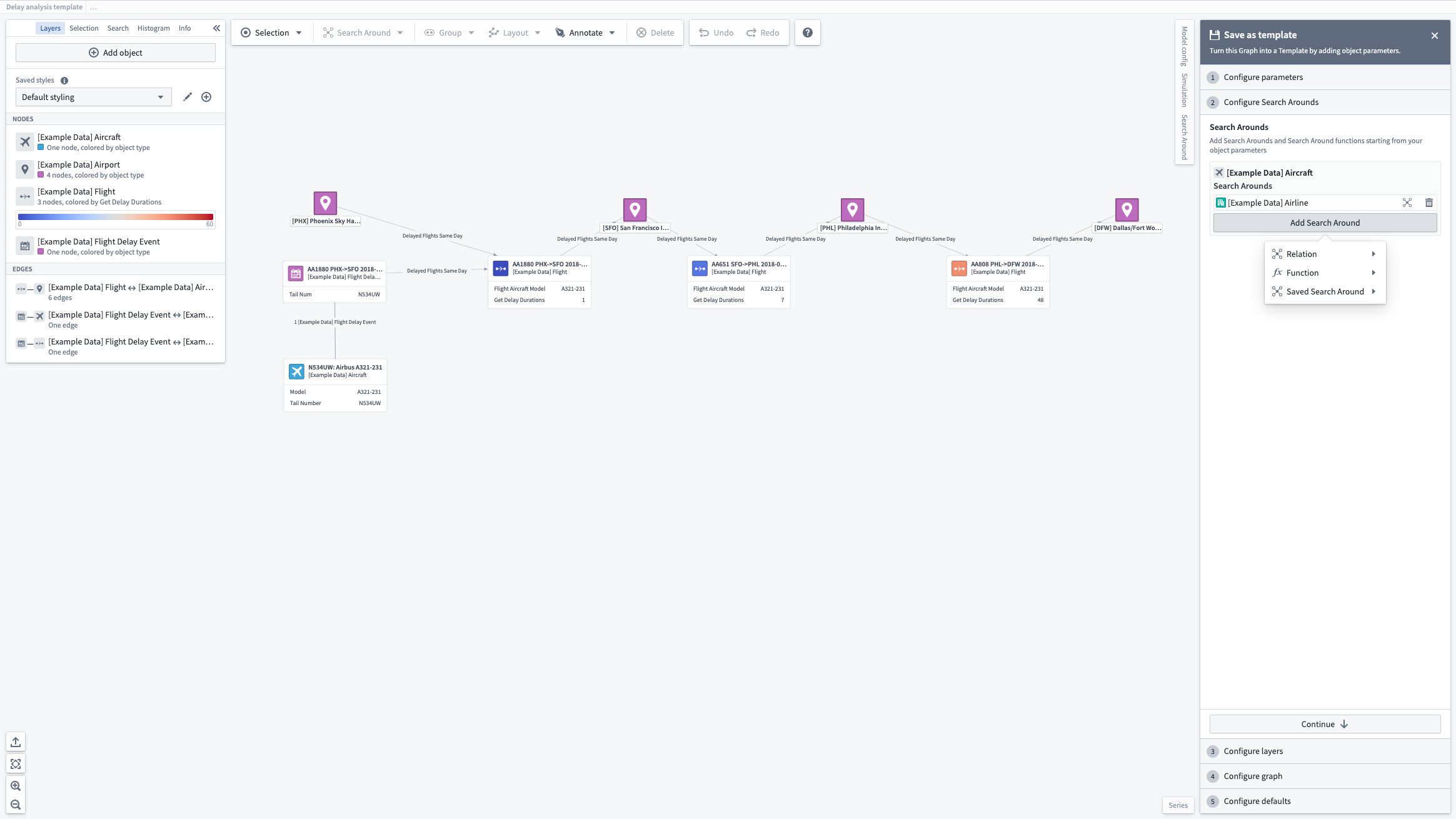 Configuring Template parameters