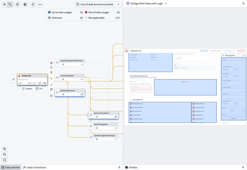 Example Workflow Builder node on graph.