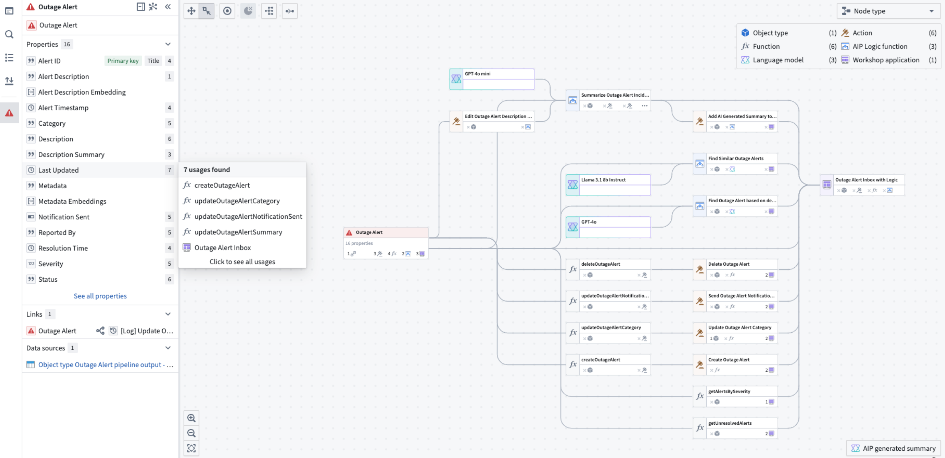 Workshop Builder is an interactive workspace for understanding and managing applications.