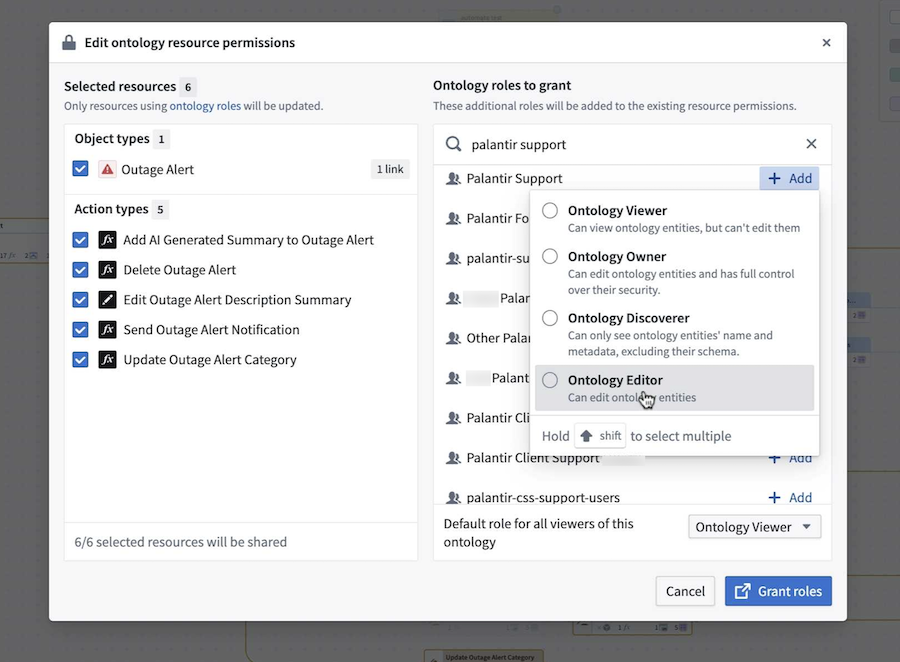 Example Workflow Lineage with model usage coloring.