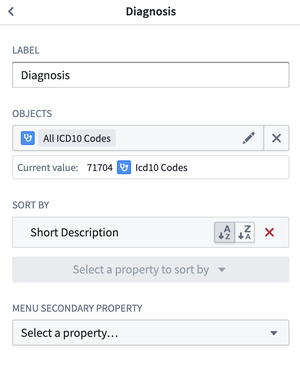 References can be configured in the Comments widget configuration. A reference configuration allows for an easy way to reference objects from a given object set.