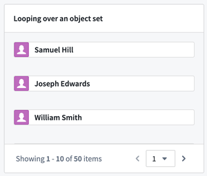 Default embedded module using 'Create New' option with an object set passed in.