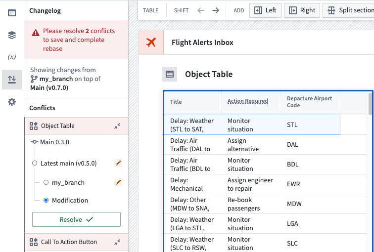 Rebase conflict modified object table.