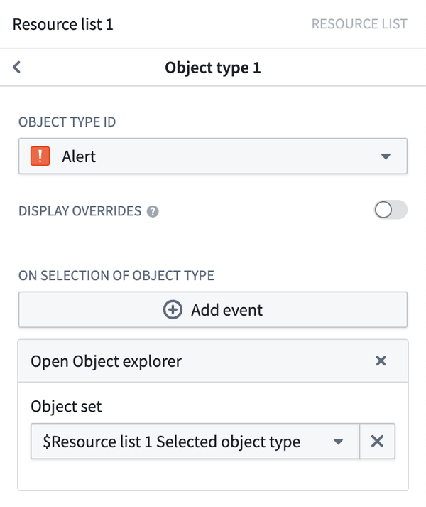 Configuration for using selected item in a Workshop event