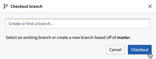 Checkout branch