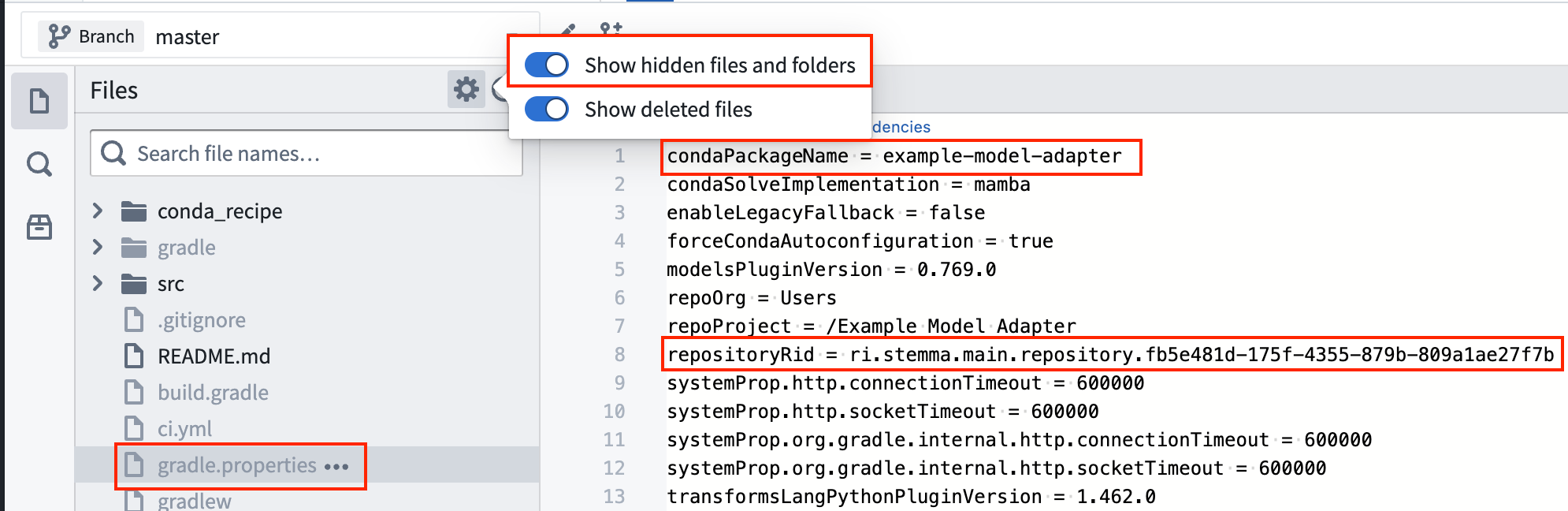 Dependencies Model Adapter